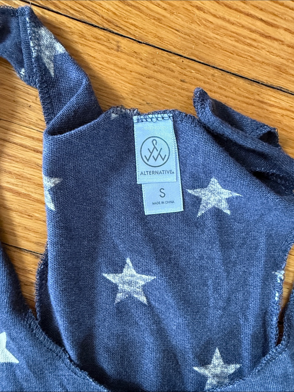 Alternative Navy Star-Print Racerback Tank - Picture 2 of 2